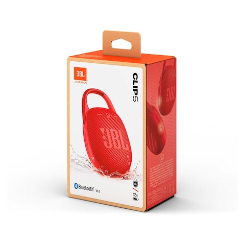 JBL Clip 5 Bluetooth Speaker - Red