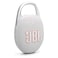 JBL Clip 5 Bluetooth Speaker - White