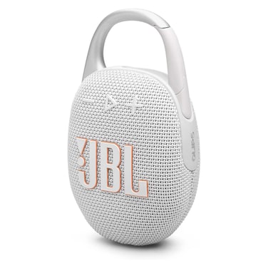 JBL Clip 5 Bluetooth Speaker - White