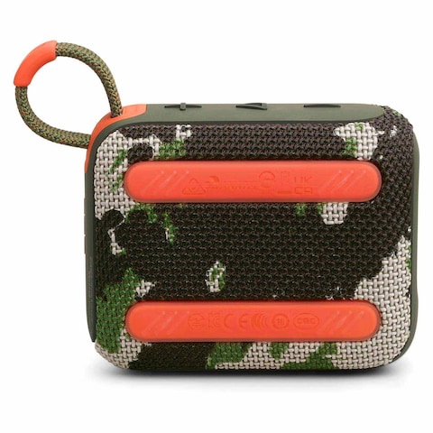 JBL Go4 Bluetooth Portable Speaker - Camouflage