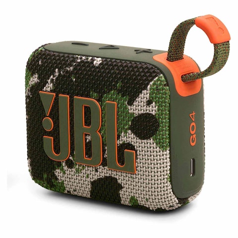 JBL Go4 Bluetooth Portable Speaker - Camouflage