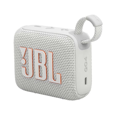 JBL Go4 Bluetooth Portable Speaker - White