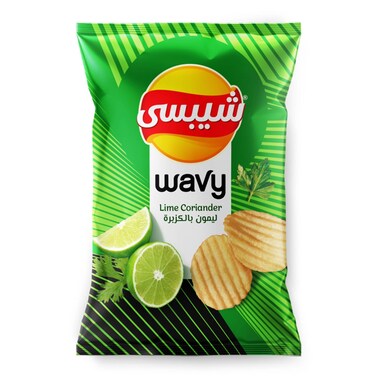 شيبسي ويفي رقائق بطاطس بطعم الليمون بالكزبرة - 58 جرام