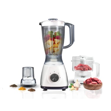 Touch ElZenouki Perfect Plus Electric Blender 600 Watt 1.5 Liter - White - 40573