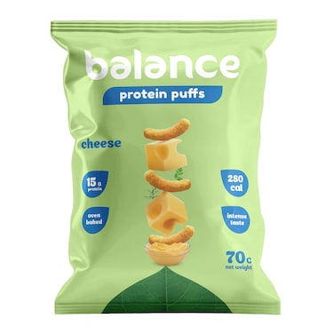 Balance Protein Puffs with Cheese Flavor - 70gm