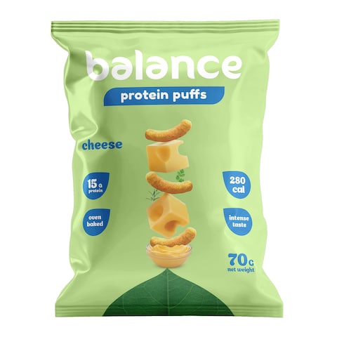 Balance Protein Puffs with Cheese Flavor - 70gm