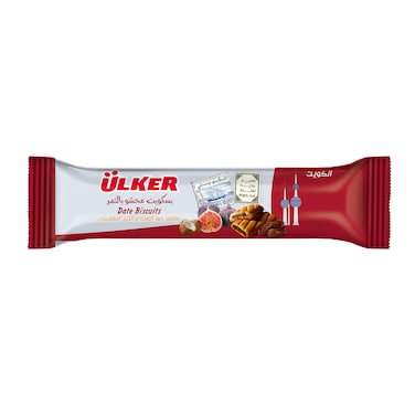 اولكر بسكويت محشو بالتمر بطعم جوز الهند والتين - 4 بسكوتة
