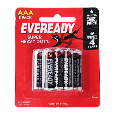 ايفريدي بطاريات AAA فائقة التحمل- 8 بطاريات