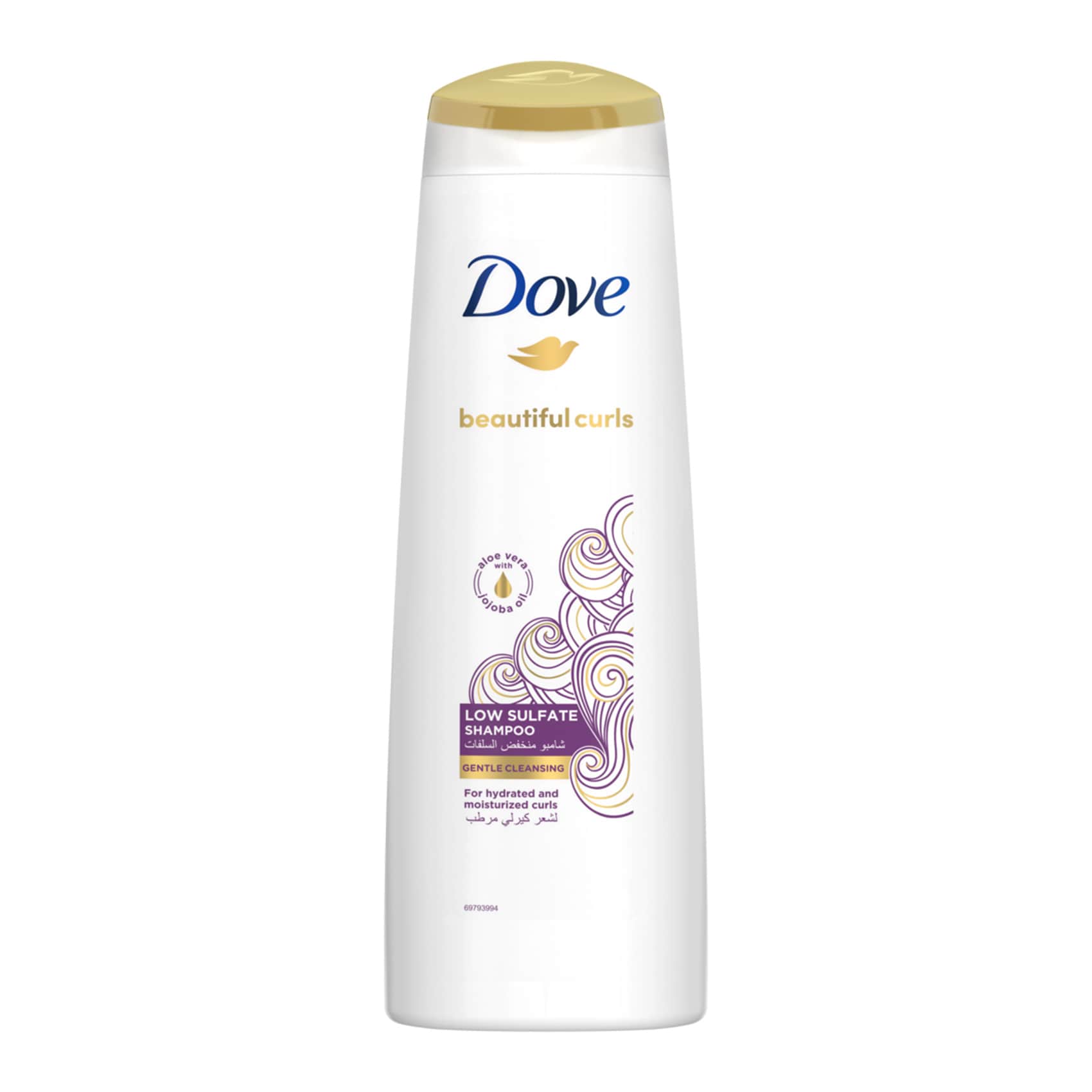 Buy Dove Beautiful Curls Low Sulphate Shampoo with Aloe Vera - 350 ml  Online | Carrefour Egypt