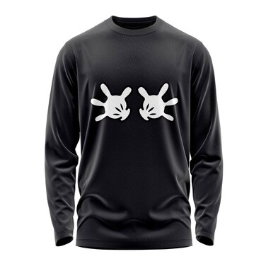 ديزني ميكي تيشرت للرجال - أسود - أكس سمول