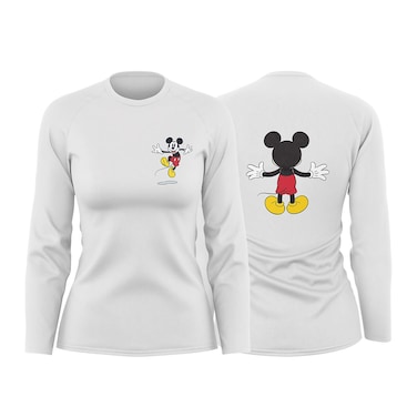 ديزني سويت شيرت للنساء - أبيض - لارج