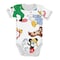 Disney Mickey Dungaree for Babies - 6-9 Months - White - M11