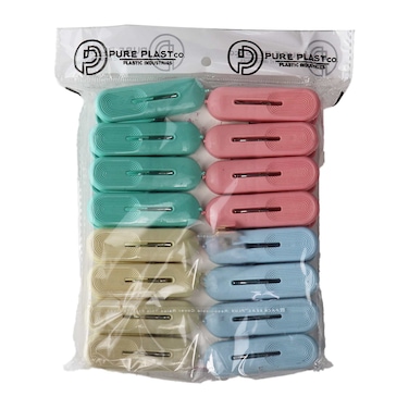 طقم مشابك بلاستيك أرابيان - 16 قطعة