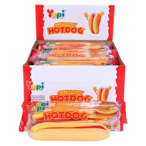 Yupi Big Frank Gummy Candy - 28 gm - 24 Pieces
