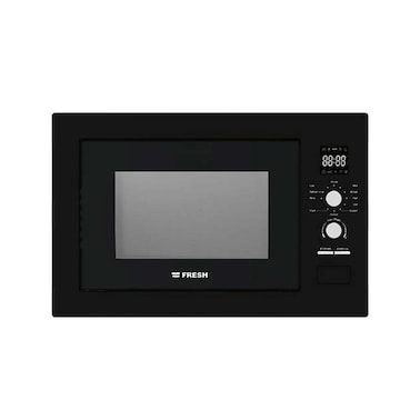 Fresh Built-in Digital Microwave with Grill  25 Liter - Black - FBMW-25ECG-BW