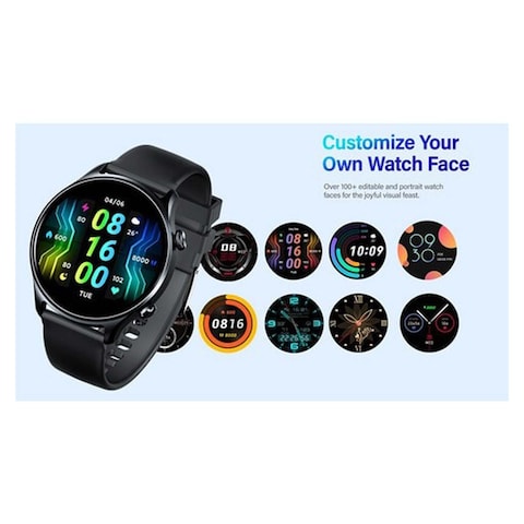 Riversong Motive 7C Smart Watch - 1.52 Inch - Black