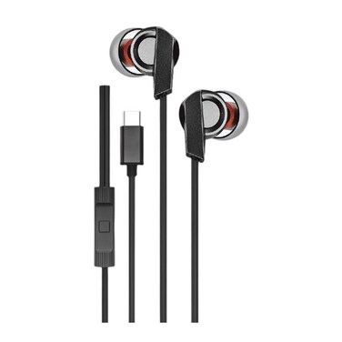 سماعه اذن سلكية ايكونز تايب سى - أسود