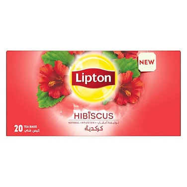Lipton Hibiscus Herbal Tea - 20 Tea Bags