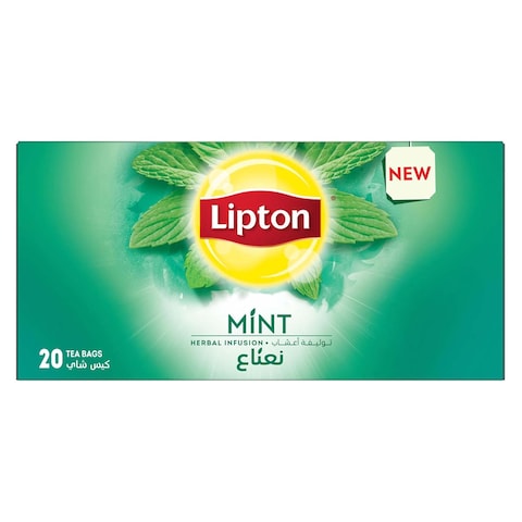 Lipton Peppermint Herbal Tea - 20 Tea Bags