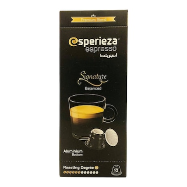 كبسولات قهوة اسبريسو اسبريتسا سيجنتشر - 10 كبسولات