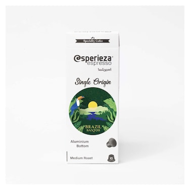 كبسولات قهوة اسبريتسا سانتوس برازيل - 10 كبسولات