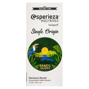 قهوة اسبريتسا سانتوس برازيل المطحونة - 225 جم
