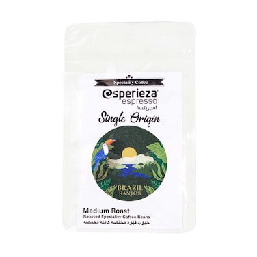 حبوب قهوة اسبريتسا سانتوس برازيل المحمصة المختصة - 250 جم