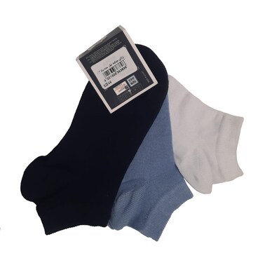 Plain Soket Socks Set for Boys - 10-12 Years - 3 Socks