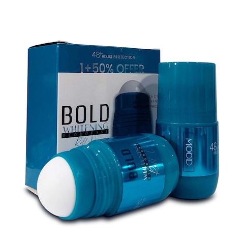 Mood Bold Whitening Deodorant Roll On - 50 ml - 2 Pieces