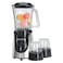 Black + Decker Blender With 2 Grinding Mills 1.5 Liter 600 Watt - Black - BGG600-B9
