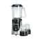 Black + Decker Blender With 2 Grinding Mills 1.5 Liter 600 Watt - Black - BGG600-B9