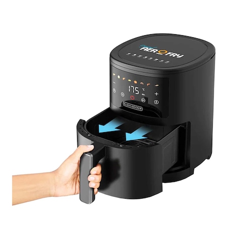 Black + Decker Digital Air Fryer 3.5 Liter 1500 Watt - Black - AF3500-B5