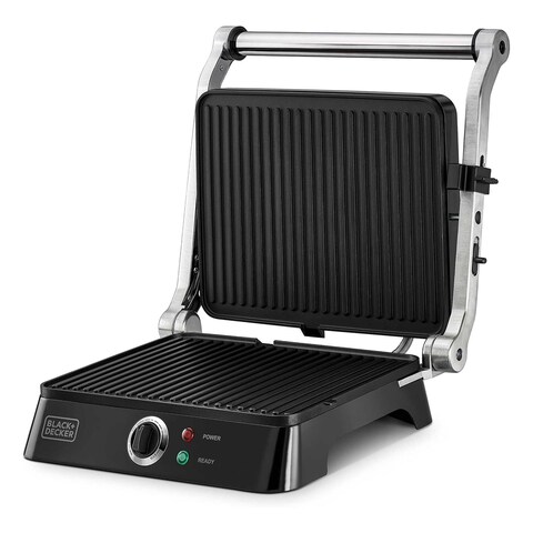 Black + Decker Electric Grill 1400 Watt - Black - CG1400-B5