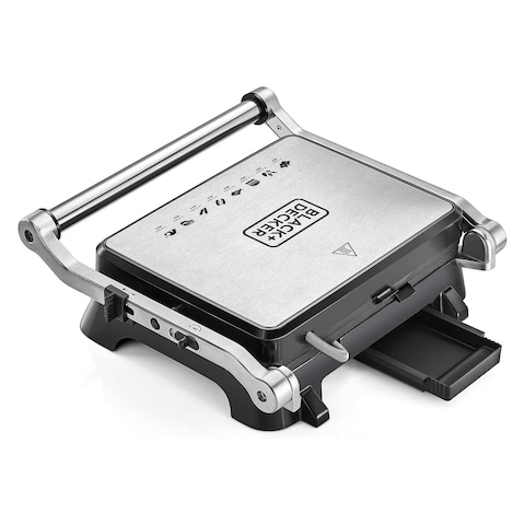 Black + Decker Electric Grill 1400 Watt - Black - CG1400-B5