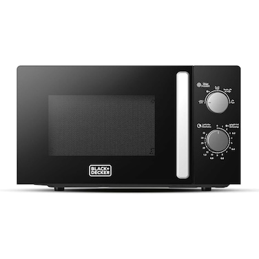 Black + Decker Solo Microwave Oven 20 Litres 700 Watt - Black - MZ2005P-B5