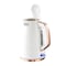 Black + Decker Cordless Kettle 1.7 Liter 2200 Watt - White - JC190W