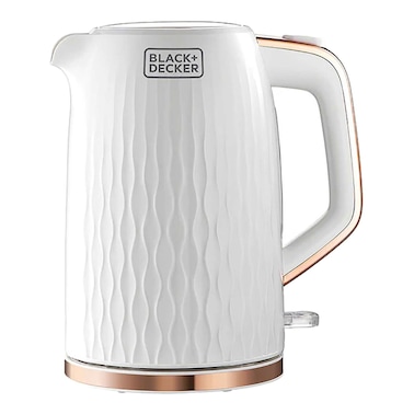 Black + Decker Cordless Kettle 1.7 Liter 2200 Watt - White - JC190W