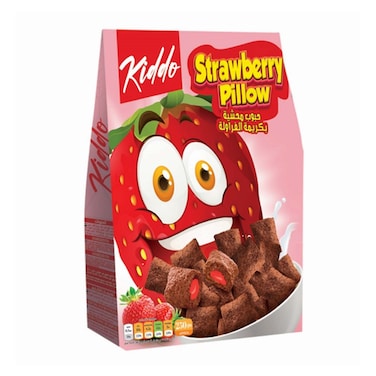 حبوب افطار كيدو محشية بكريمة الفراولة - 250 جم