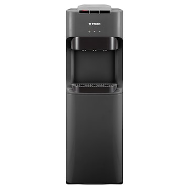 مبرد مياة فريش 3 حنفية بكابينة تخزين و حامل أكواب - رمادي - FW-16VCDH