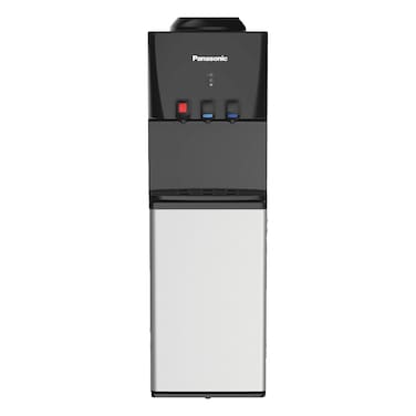 مبرد مياه باناسونيك ساخن وبارد وفاتر بكابينة 3 حنفيات - اسود وفضي - SDM-WD3128TF