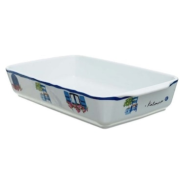 طاجن فرن روزا كاليميرا بورسلين مستطيل متوسط الحجم