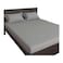 La Collection Fitted Bed Sheet - 120*200 - Dark Grey