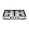 LG Built-in Gas Hob 60 Cm 4 Burners - Silver - HU641BBG.CSTZEEC