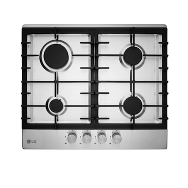 LG Built-in Gas Hob 60 Cm 4 Burners - Silver - HU641BBG.CSTZEEC