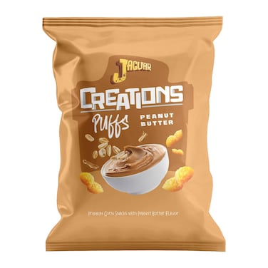 &rlm;Jaguar Creations Puffs with Peanut Butter - 40 gram