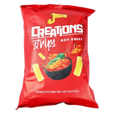 جاجوار كريشنز ستريبس بطعم الفلفل الحار - 38 جرام