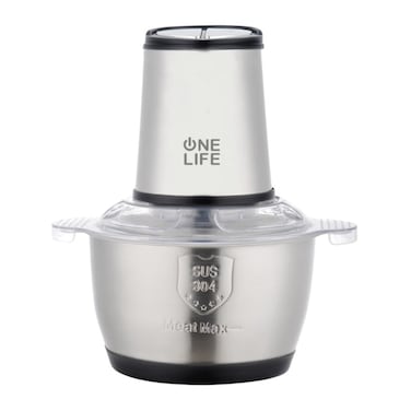 One Life Chopper 700 Watt 2 liter - Stainless - CH701S