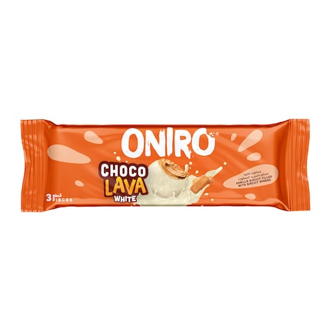 Oniro Choco Lava Biscuit with White Chocolate - 3 Pieces