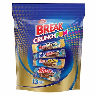 Break Crunch Fun Assorted Crunchy Wafers - 13 Bar - 313 gram