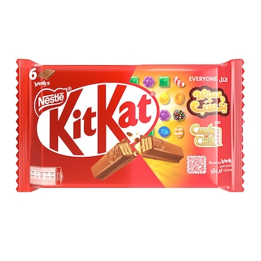 Kitkat Chocolate Wafer 4 Fingers - 36.5 gm - 6 Wafer